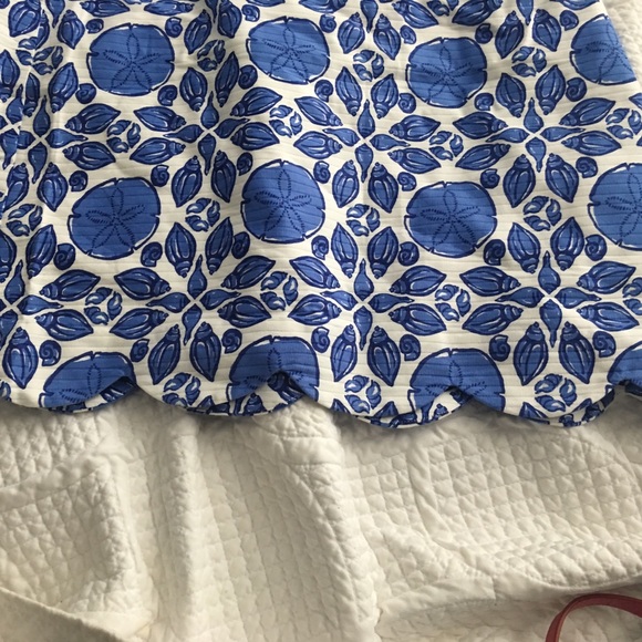 Vineyard Vines Scalloped Skirt Shell Tile Margo - Picture 3 of 6